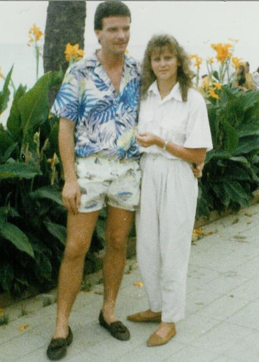 1988 Michael y Christine.